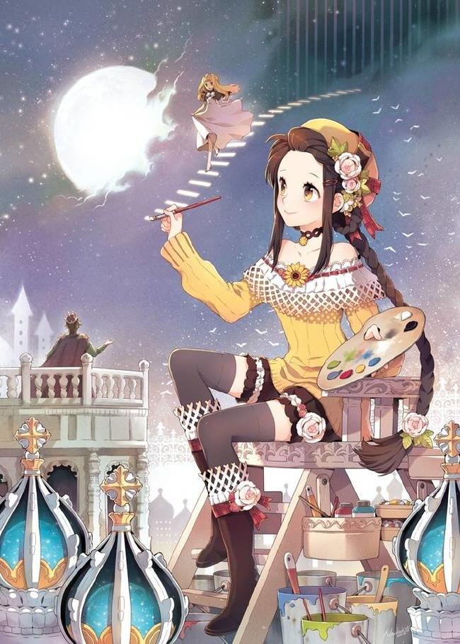 国人插画师一组唯美插画大作!画技堪称大佬级别