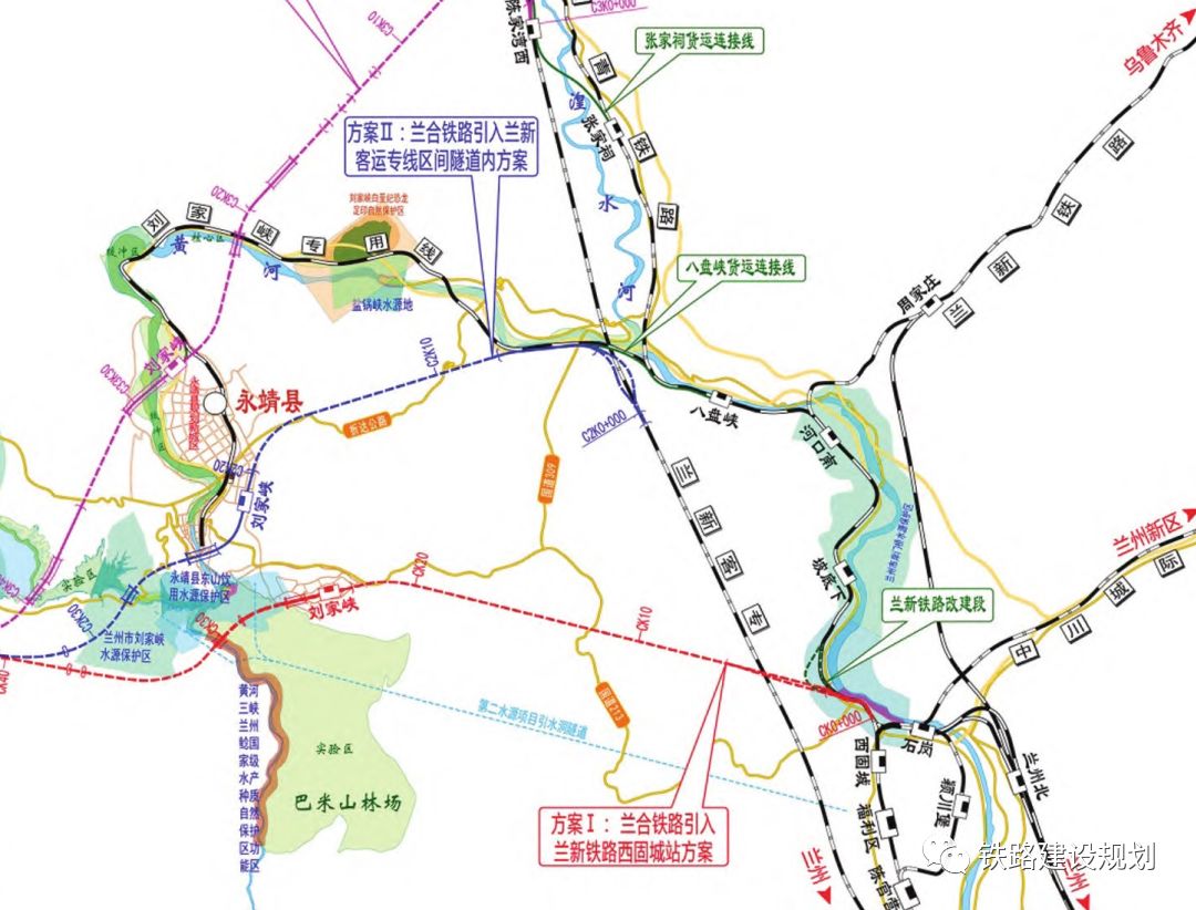 兰合铁路最新路线图图片