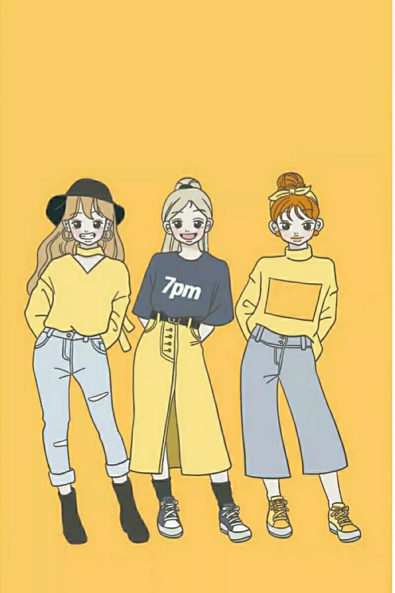 闺密系列壁纸——陪你一起嬉戏打闹的闺密图片,友谊长存!