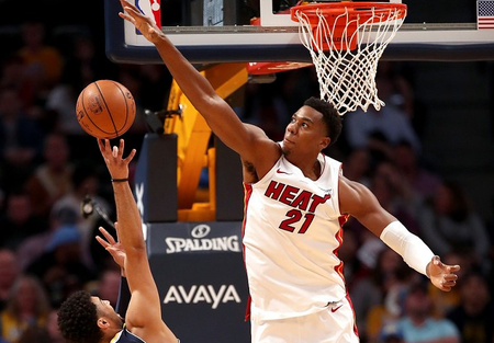 哈桑-怀特塞德生涯总盖帽数达到600个