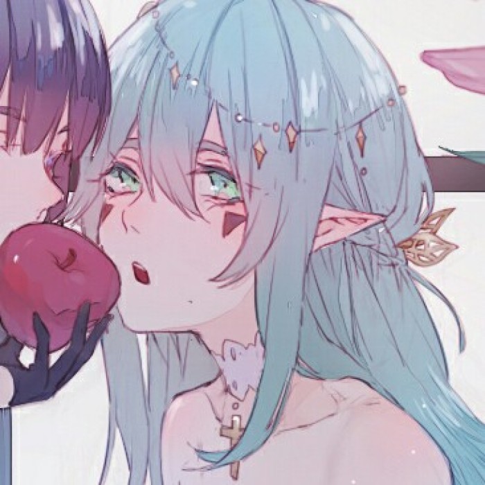 二次元小仙女闺蜜头像,风吹雨成花,时间追不上白马!