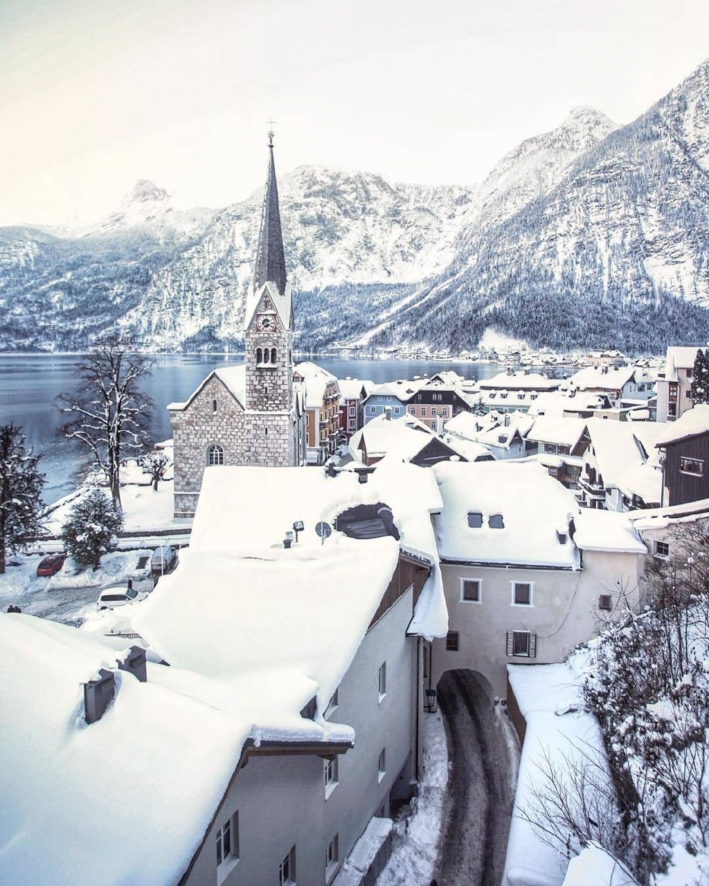 国外雪景:"我一个人走过整个冬天,都没有遇见你"
