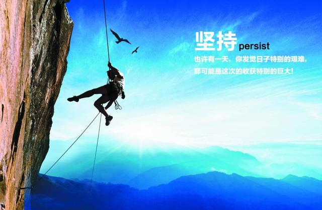 坚持的力量远远大于智慧的光芒