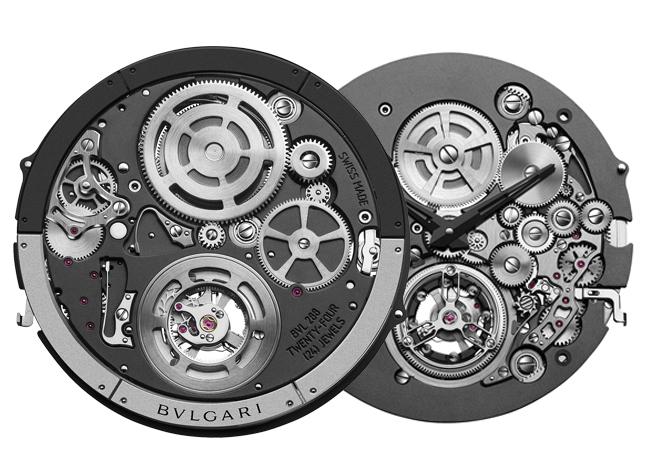 制霸表坛的超薄纪录,宝格丽bvl 268/288陀飞轮机芯