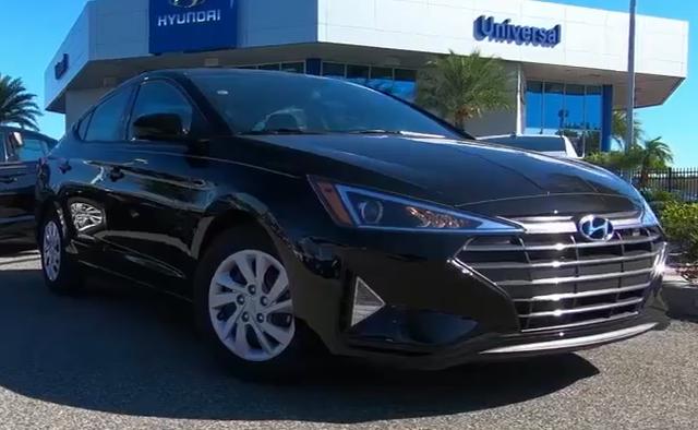 首台2019款现代伊兰特领动到店!黑色车身相当帅气 油耗5.