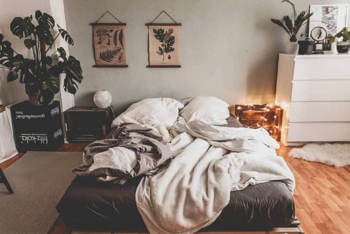 周一总会格外地想念家里的床,这样的床也太温馨了吧