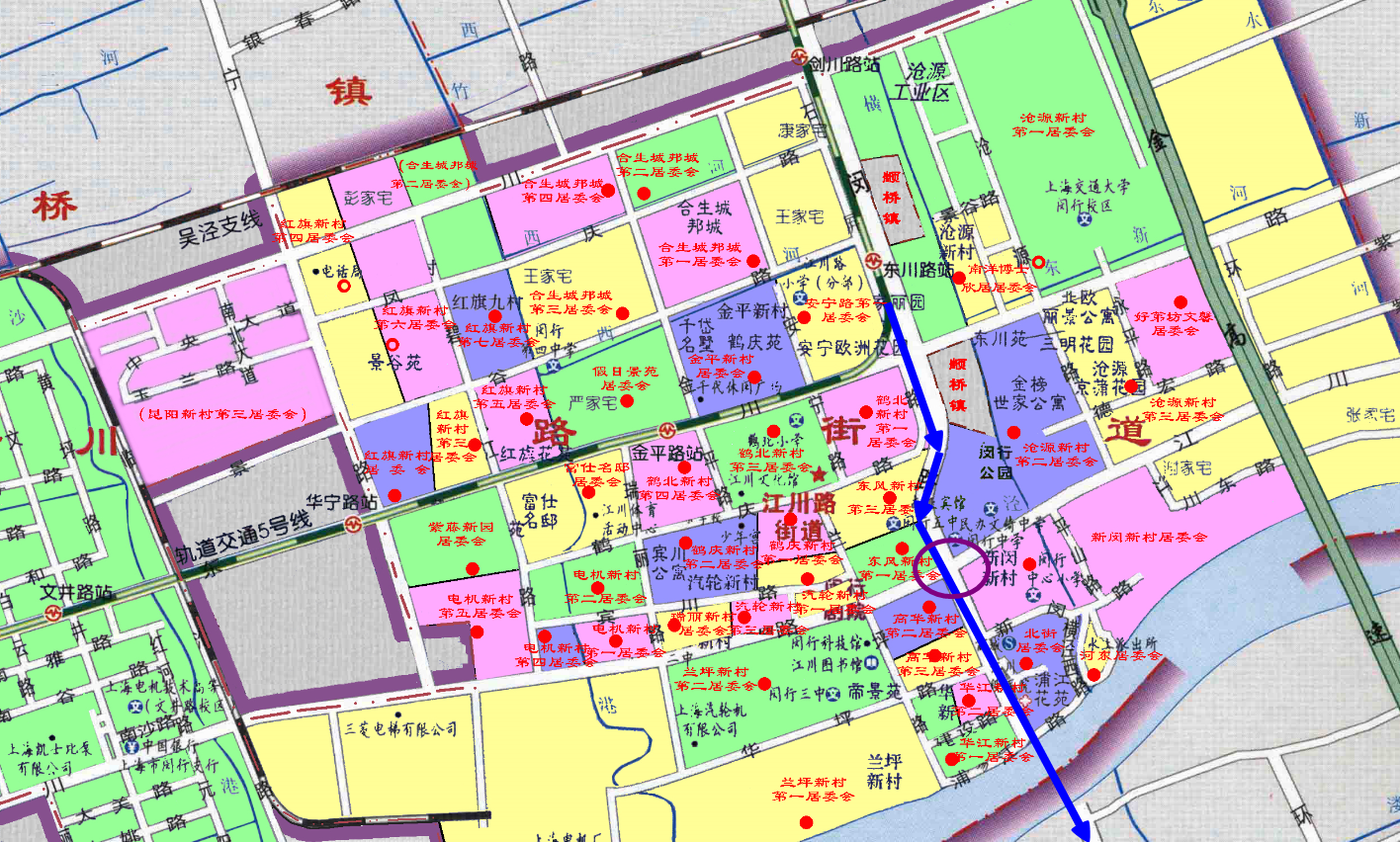 闵行区江川东路规划图片