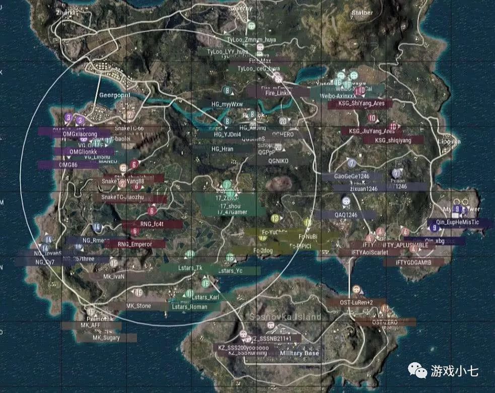 绝地求生:决赛圈固定在安全区中心,不再随机刷新安全位置