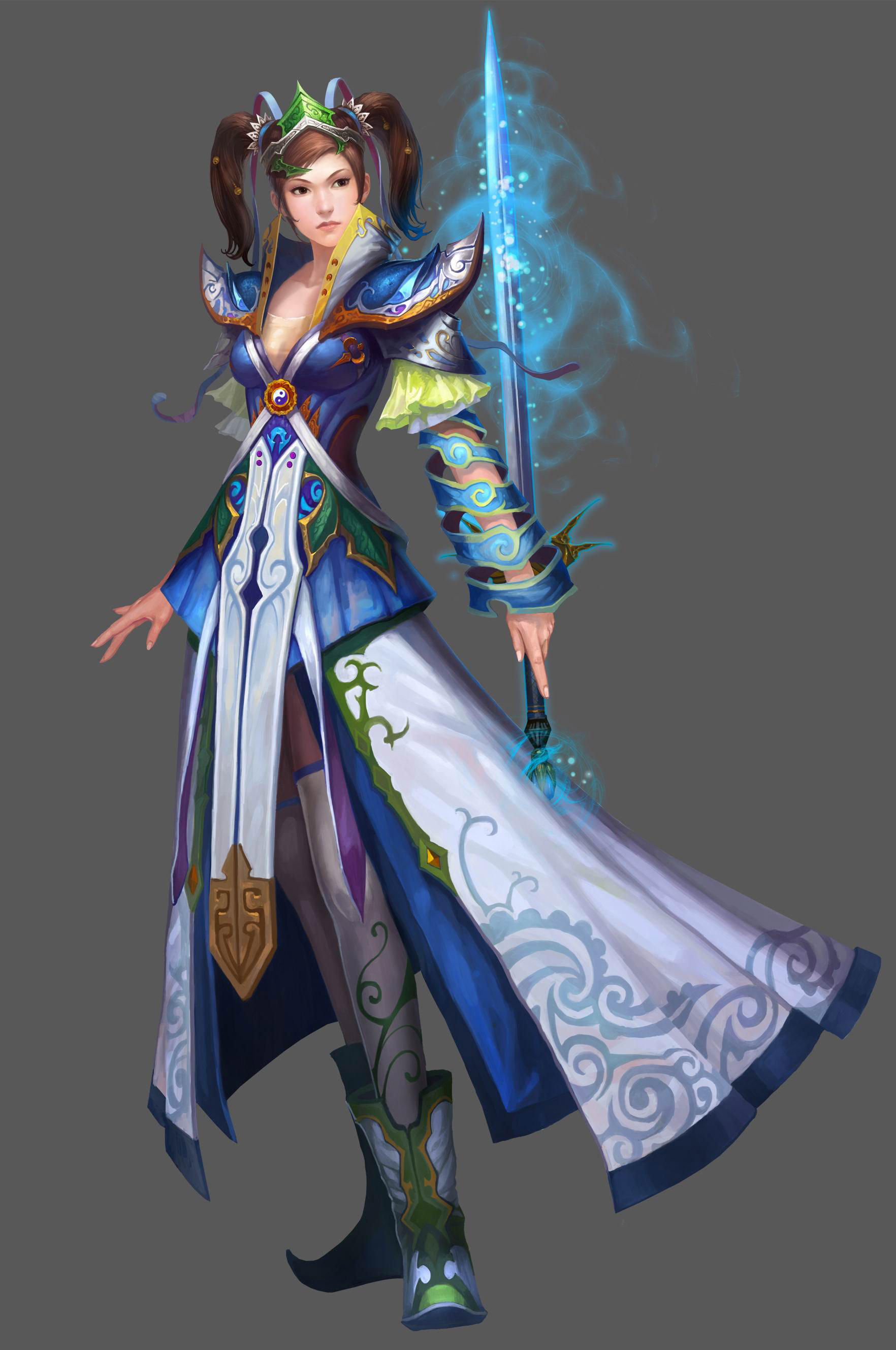 诛仙游戏原画作品选