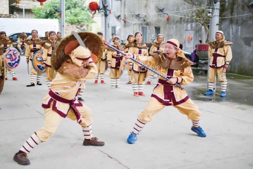 平潭藤牌操演绎海坛历史!它的由来竟有这样一段故事