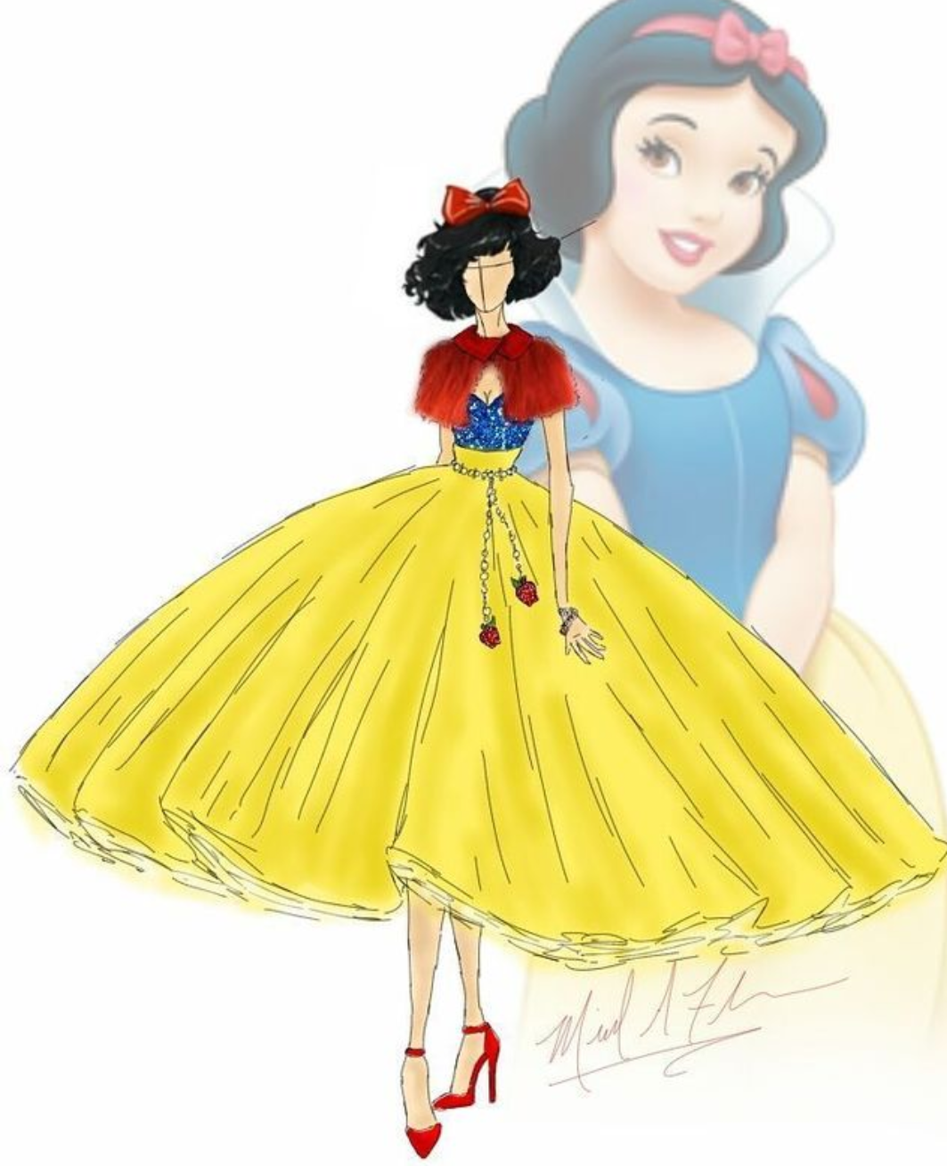 迪士尼公主:公主t台高定礼服秀,塑造一场时尚与童话的华丽盛宴!