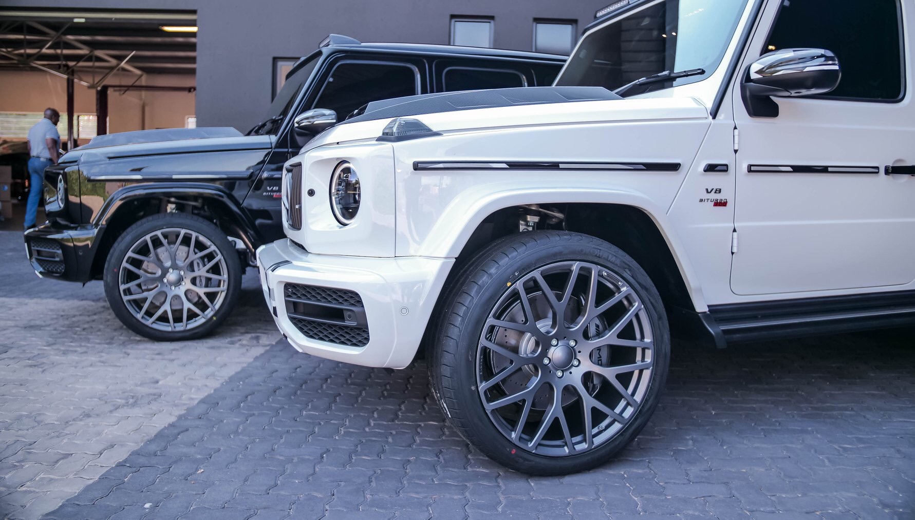 巴博斯套件的全新奔驰大g700,前脸