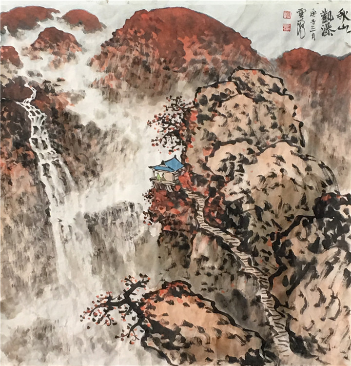 新金陵画派传人山水画家葛云池新作欣赏