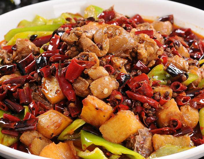 教你做大盘鸡,新鲜好吃,香辣可口,不柴不老,好吃极了!