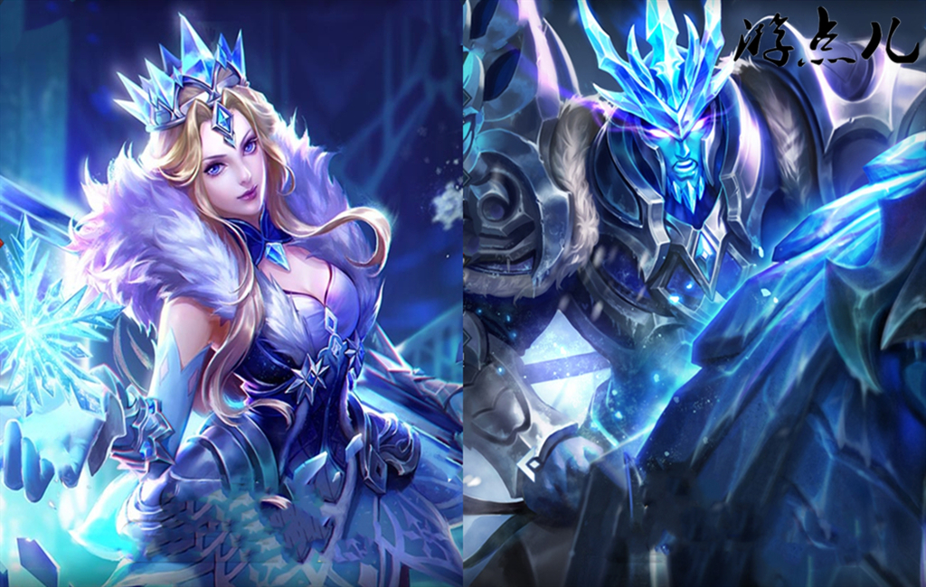 王者荣耀:干将莫邪冰雪皮肤海报公布,却和关羽冰封战神有关联?