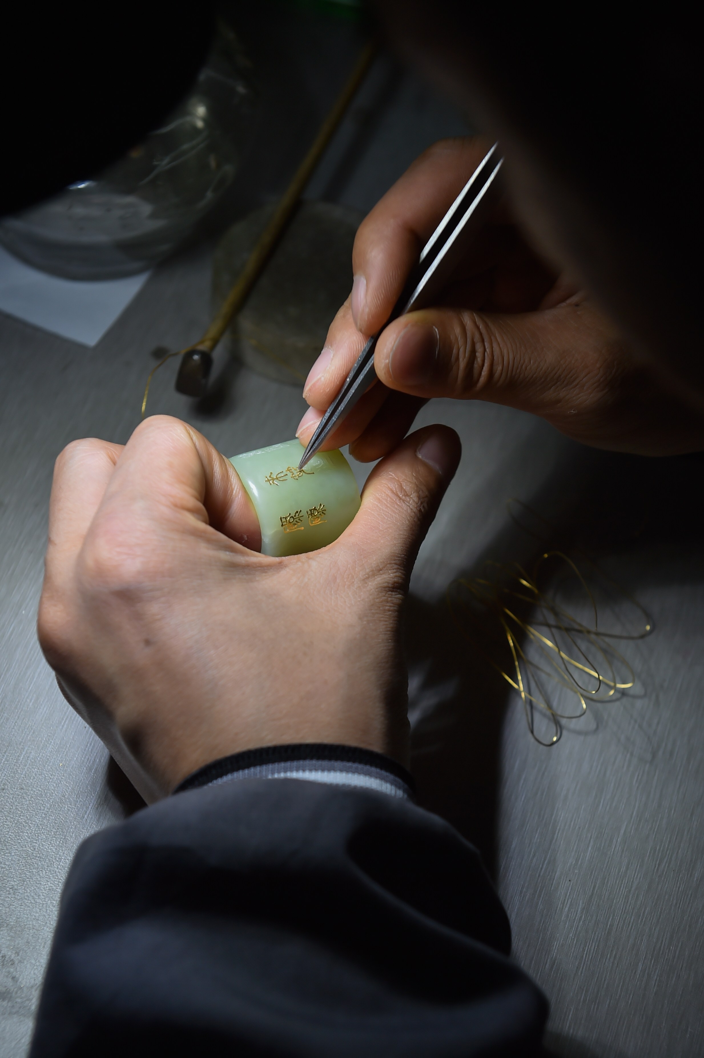 北京玉雕:金玉合璧(5)