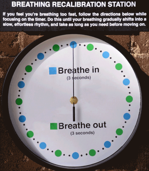 in:吸气;hold it :屏息; breath out:呼气 找到一个属于自己的呼吸gif