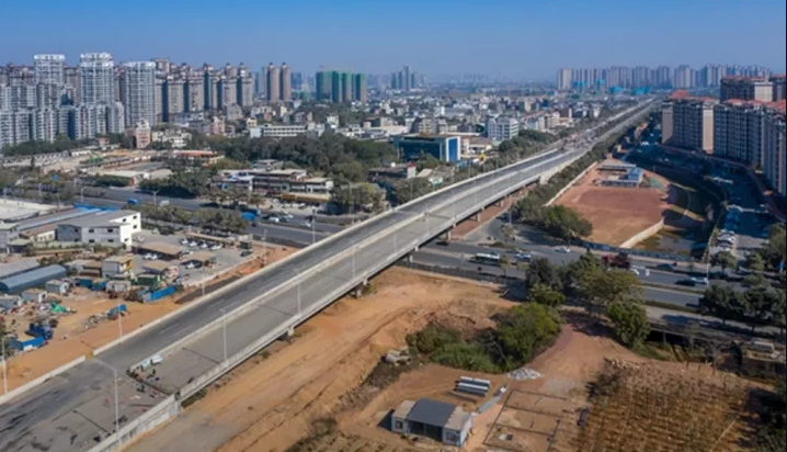 惠州惠城四環路有望年底主線通車,將有效緩解三環南路擁堵