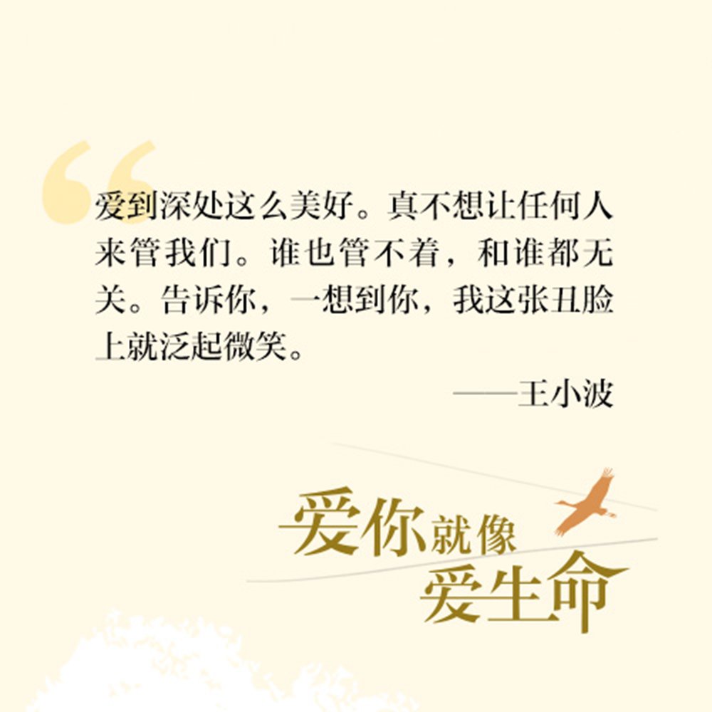 《爱你就像爱生命》王小波|好书推荐_书籍点评