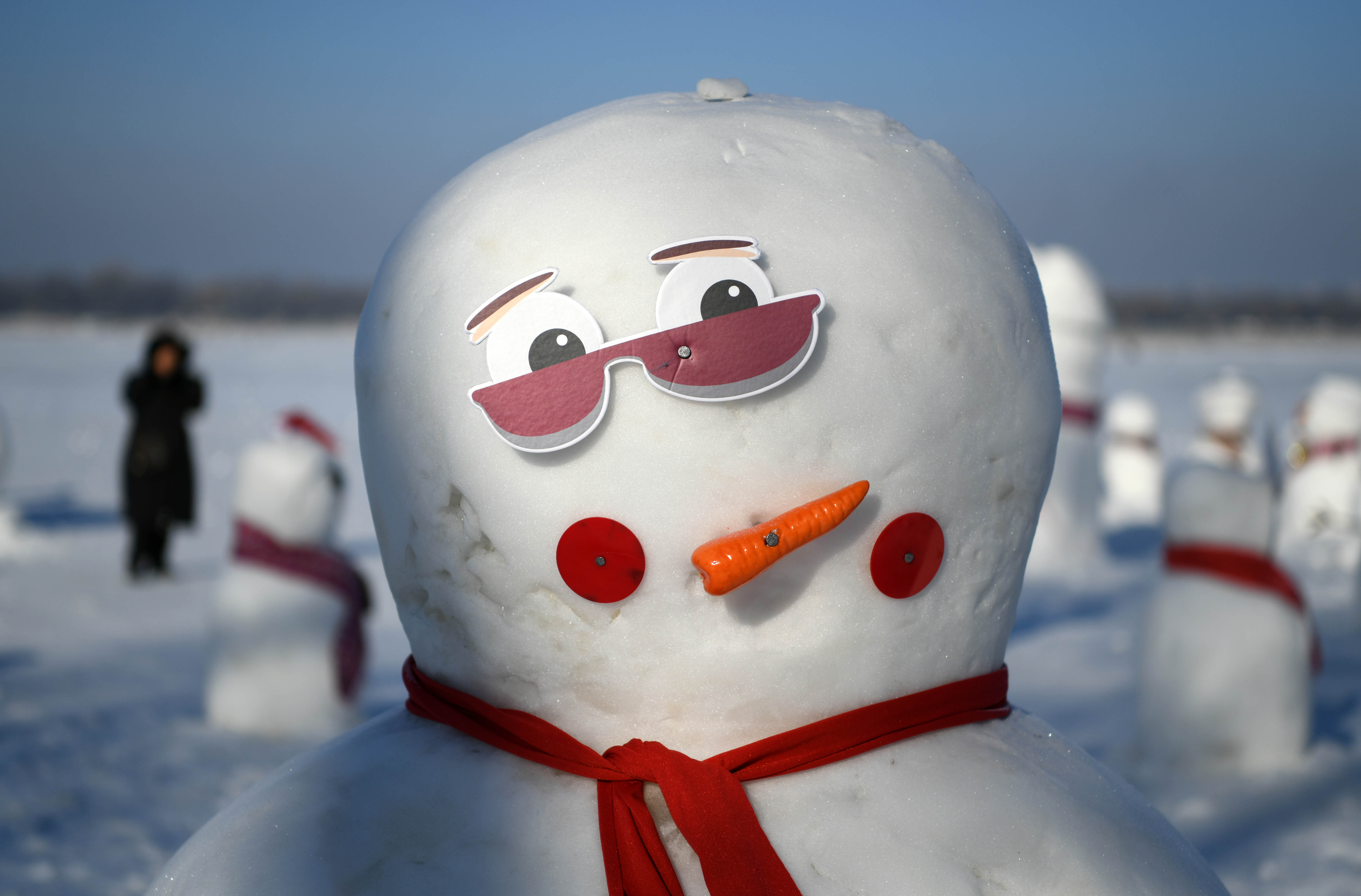 2019个雪人亮相冰城