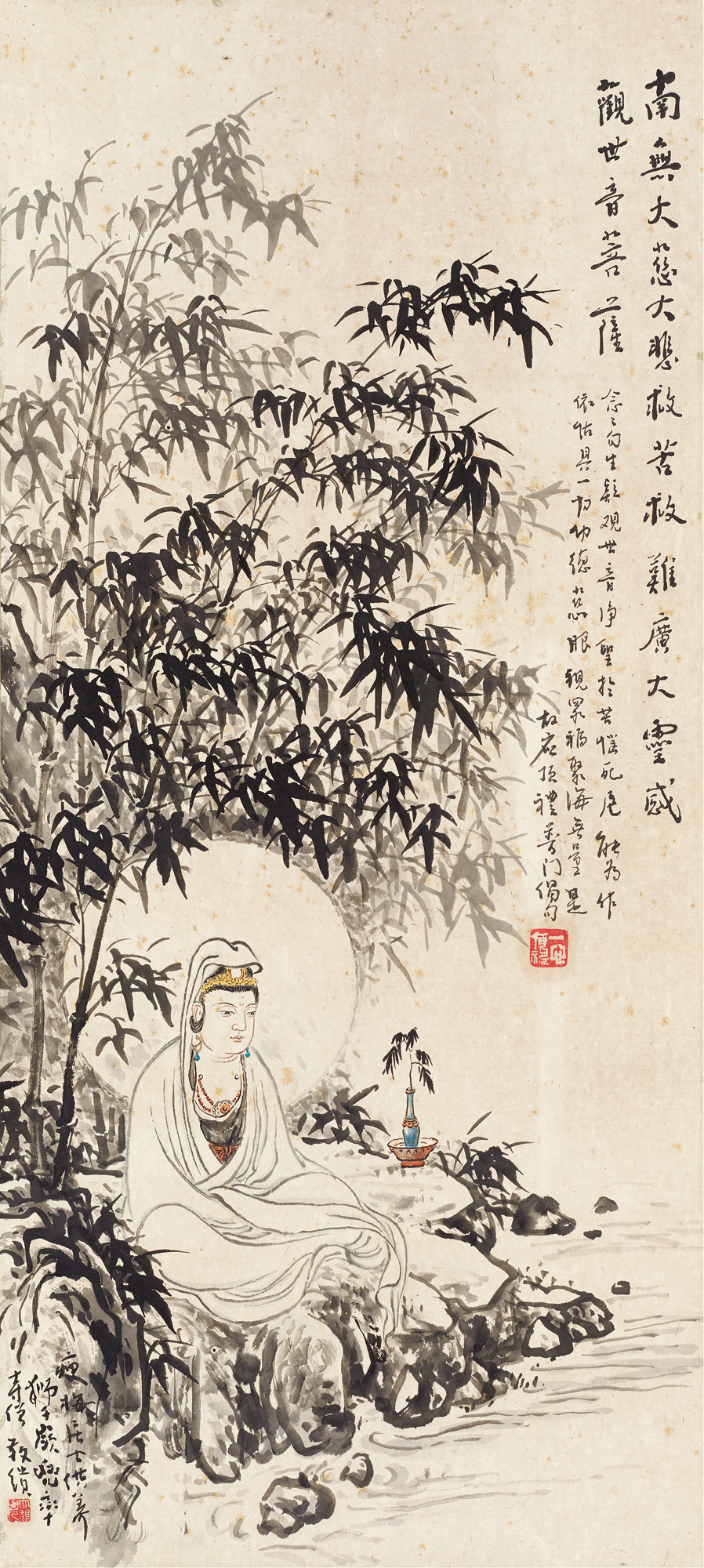 他一生随缘书画数以万计,被奉为当代"禅画宗师"!