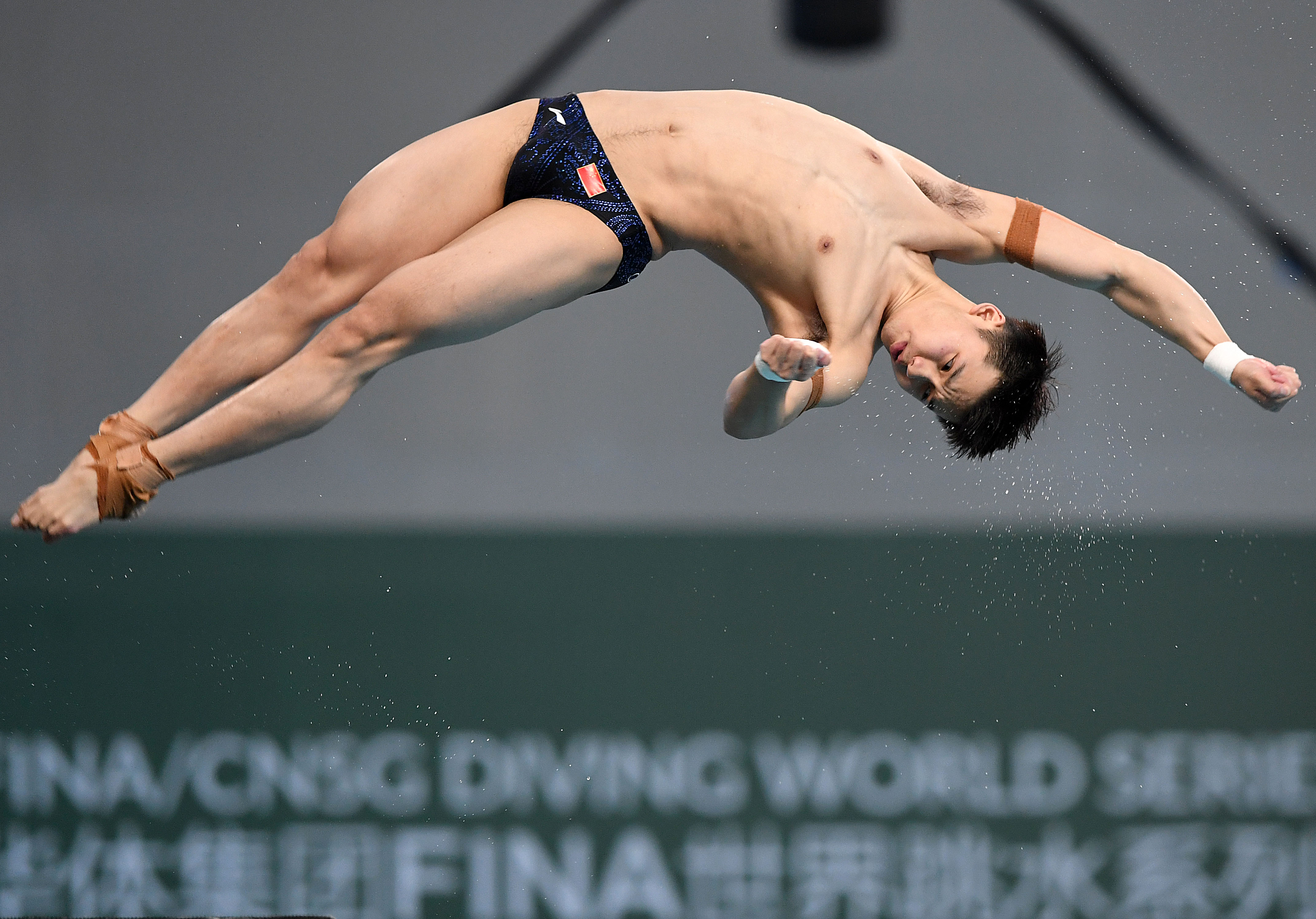 跳水——国际泳联世界系列赛(北京站):杨健,陈艾森获男子十米跳台冠