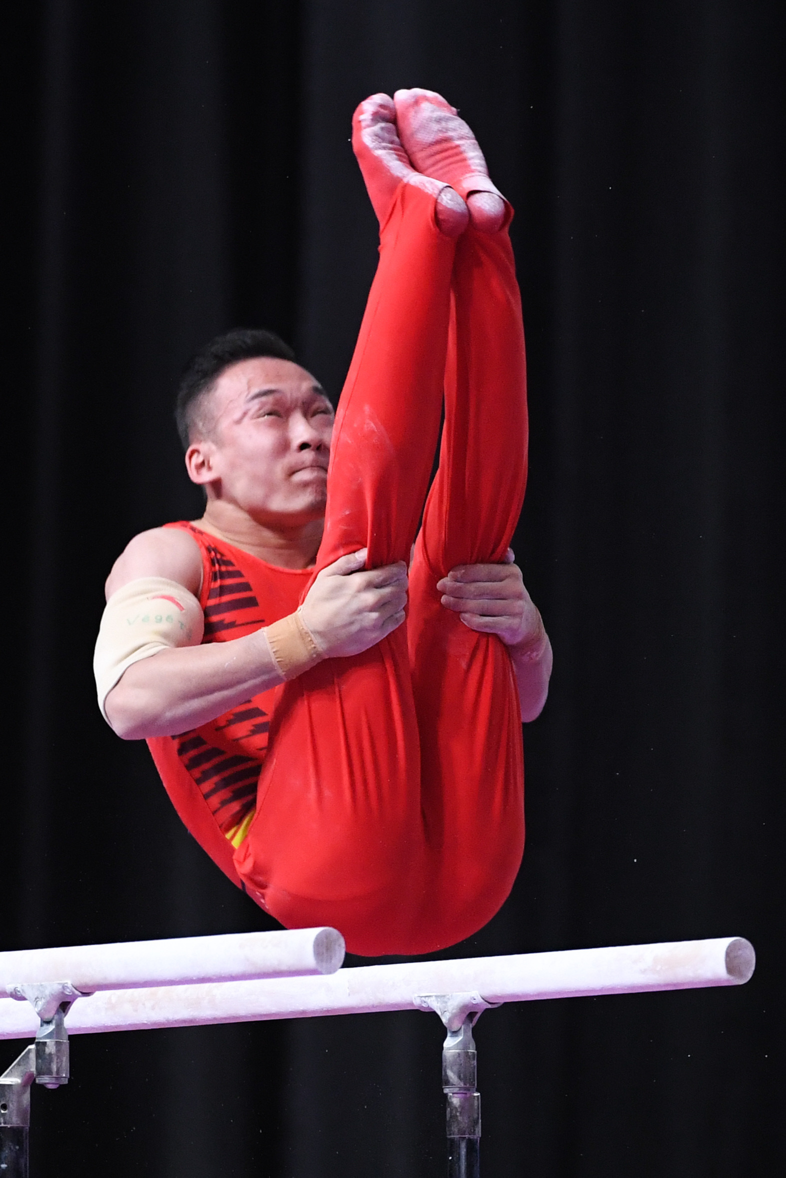 体操——中国选手邹敬园夺得男子双杠冠军(4)