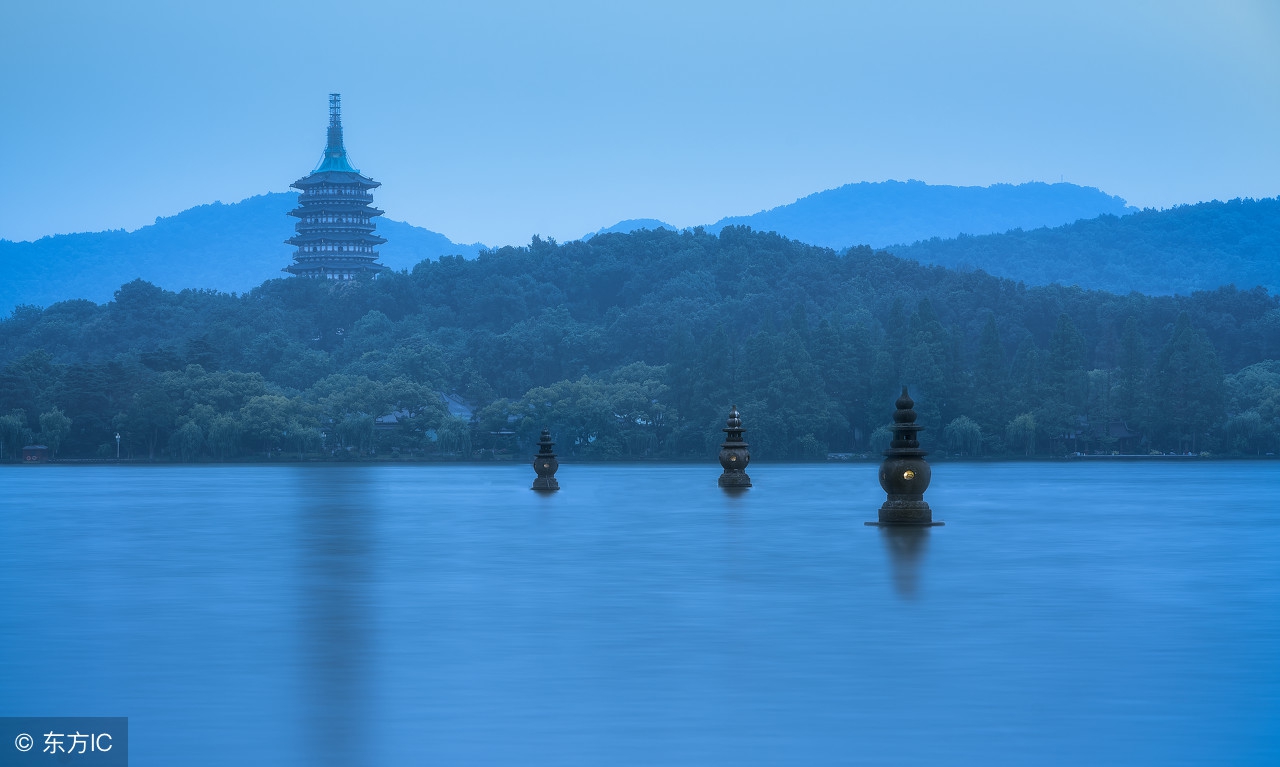 杭州西湖三潭印月:印在人民币上的美景