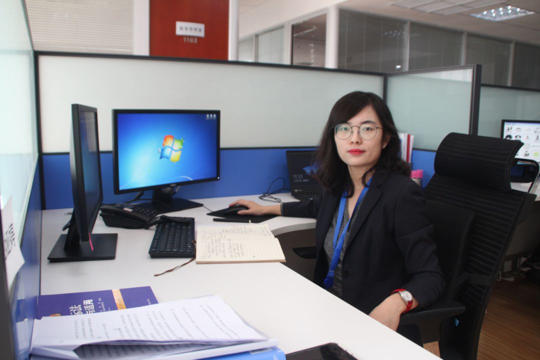 在济南中心招聘的第一期员工中,有一名看起来瘦弱,说话语气温柔,工作