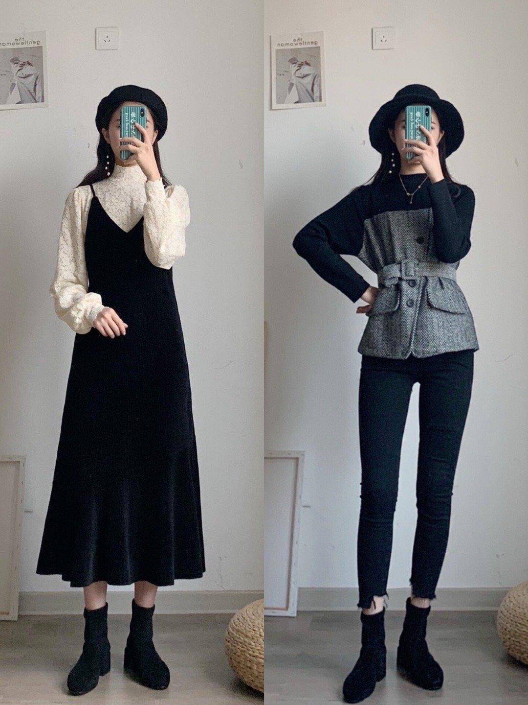 经典百搭小黑鞋穿搭示范,轻便不累,时髦还显瘦!