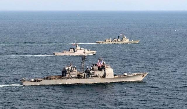 两艘美军舰穿越台湾海峡!美国人到底想干啥?