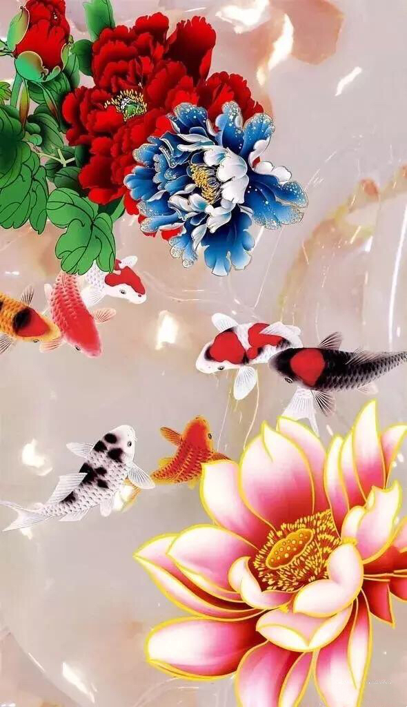 花开富贵,瑞气盈庭门兴旺