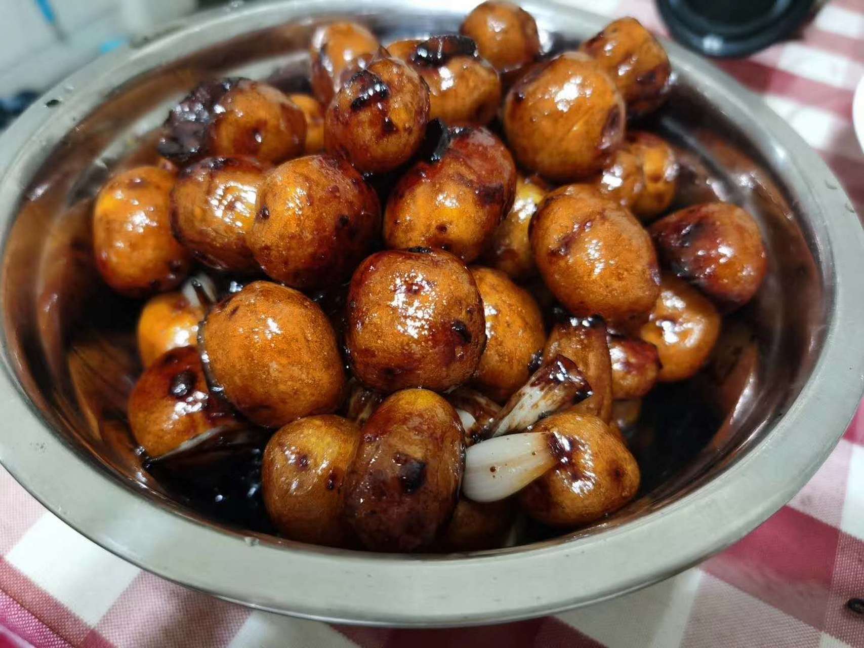 荞头烤土豆,你看出来这是土豆了吗?[笑哭]