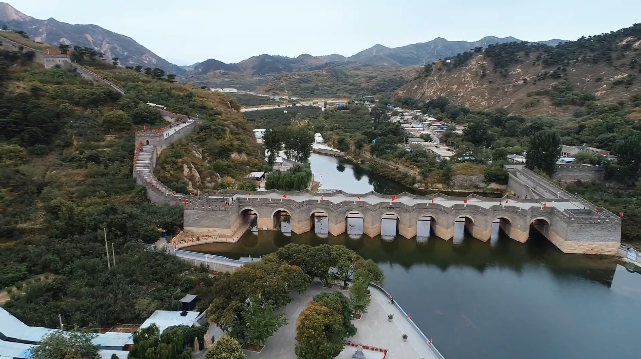城在水上走,水在城下流,辽宁省葫芦岛市绥中县九门口长城