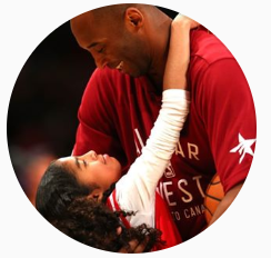 永失吾爱!瓦妮莎将社媒头像更换为科比与二女儿合影