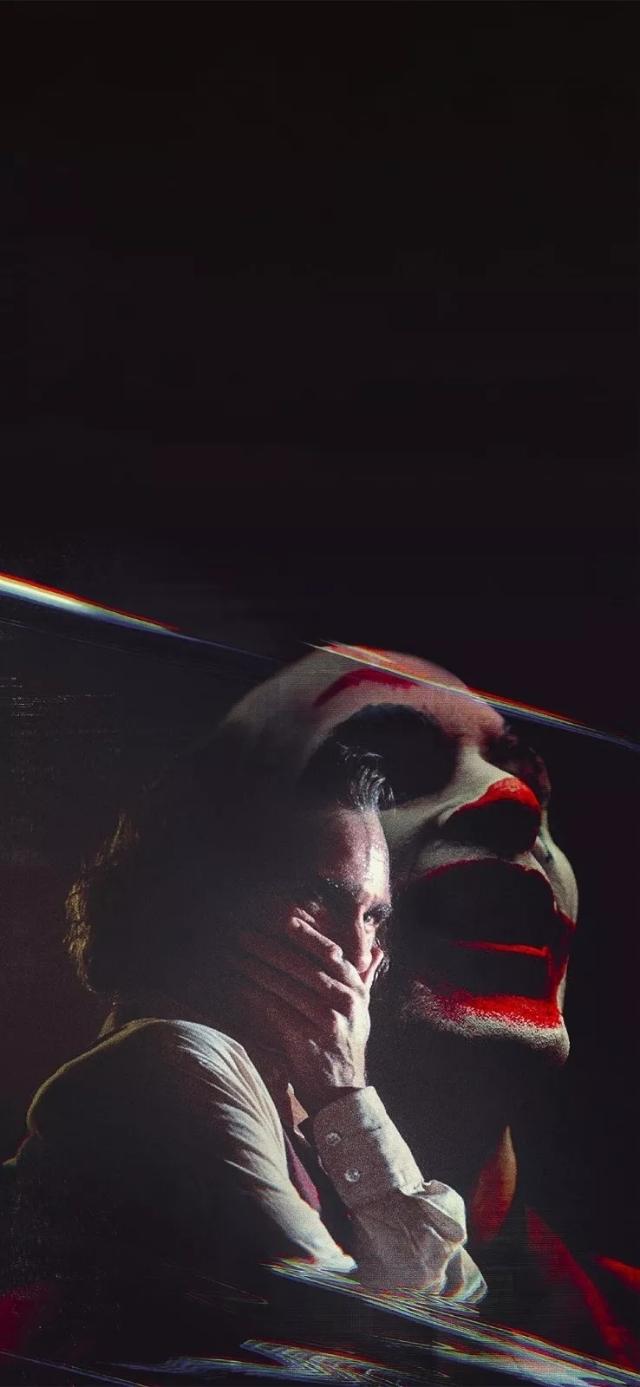 《小丑》全面屏壁纸,快收藏,2020奥斯卡最佳男主,史上最强反派