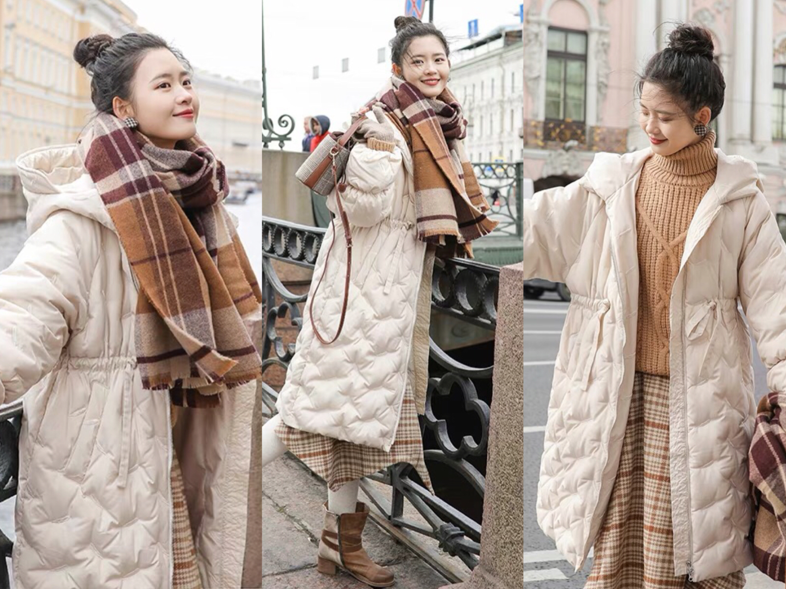 羽绒服配什么围巾,搭配对了美爆了!