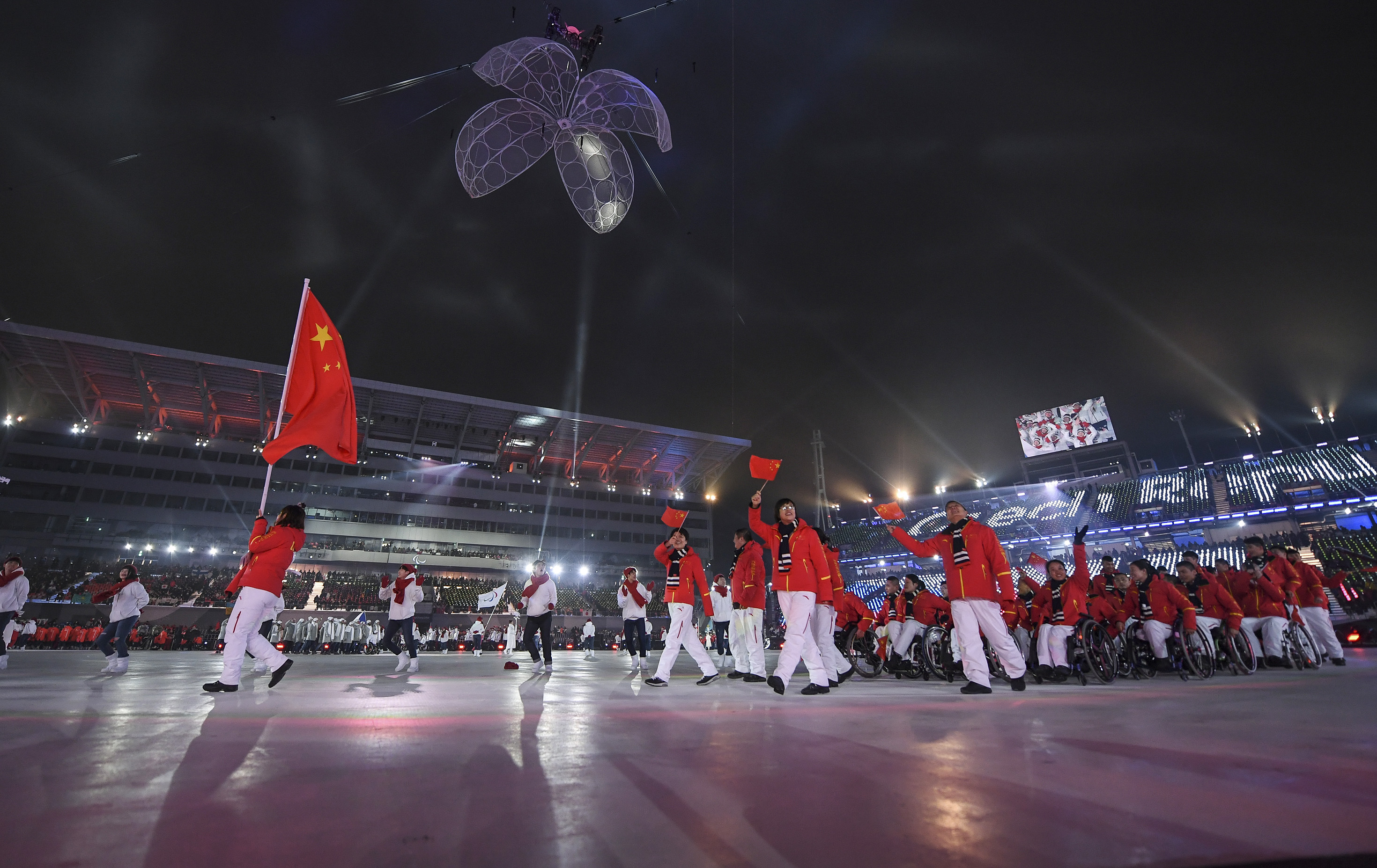 平昌冬残奥会开幕式举行(8)