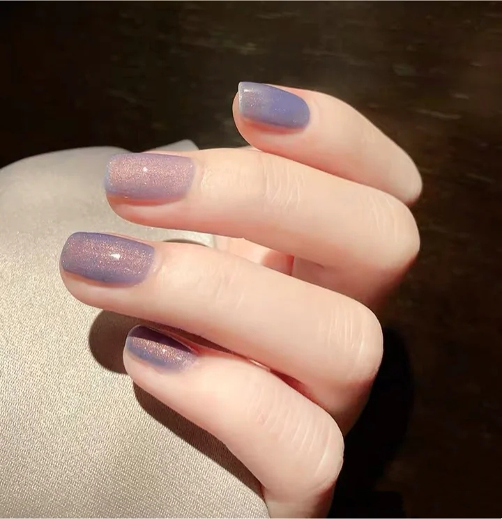 超级显白的纯色美甲,黄黑皮女生的福利,再也不用因为手黑而自卑