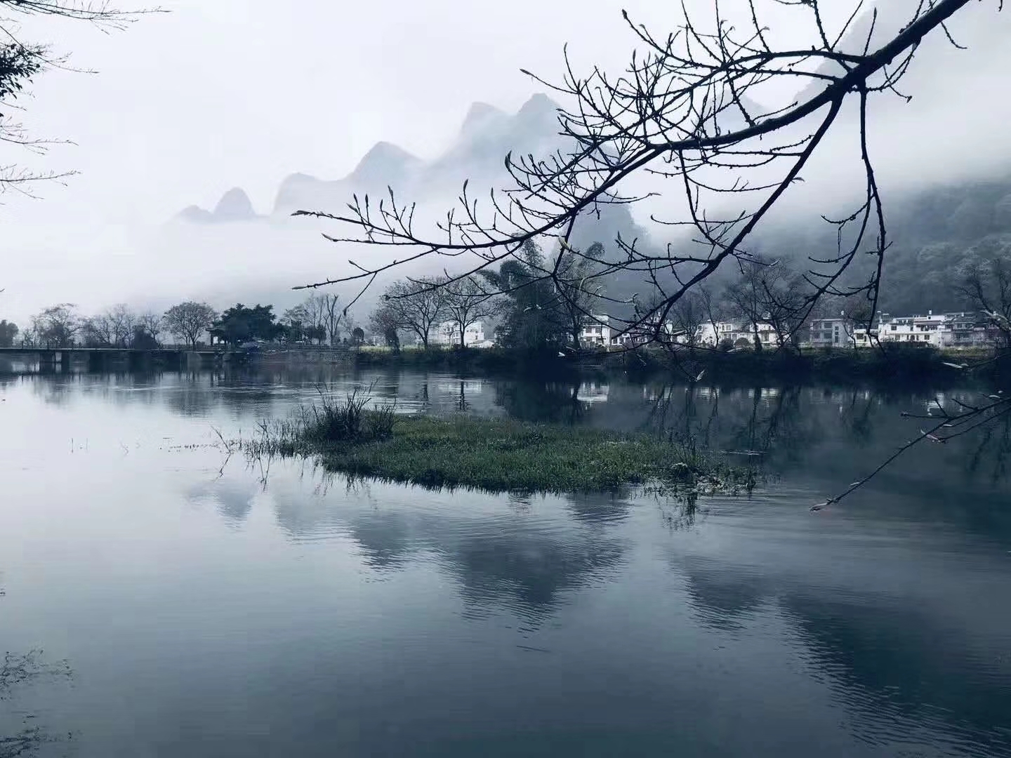 煙雨陽朔,最美初春時節-在最美的地方-世博.清隱等你!