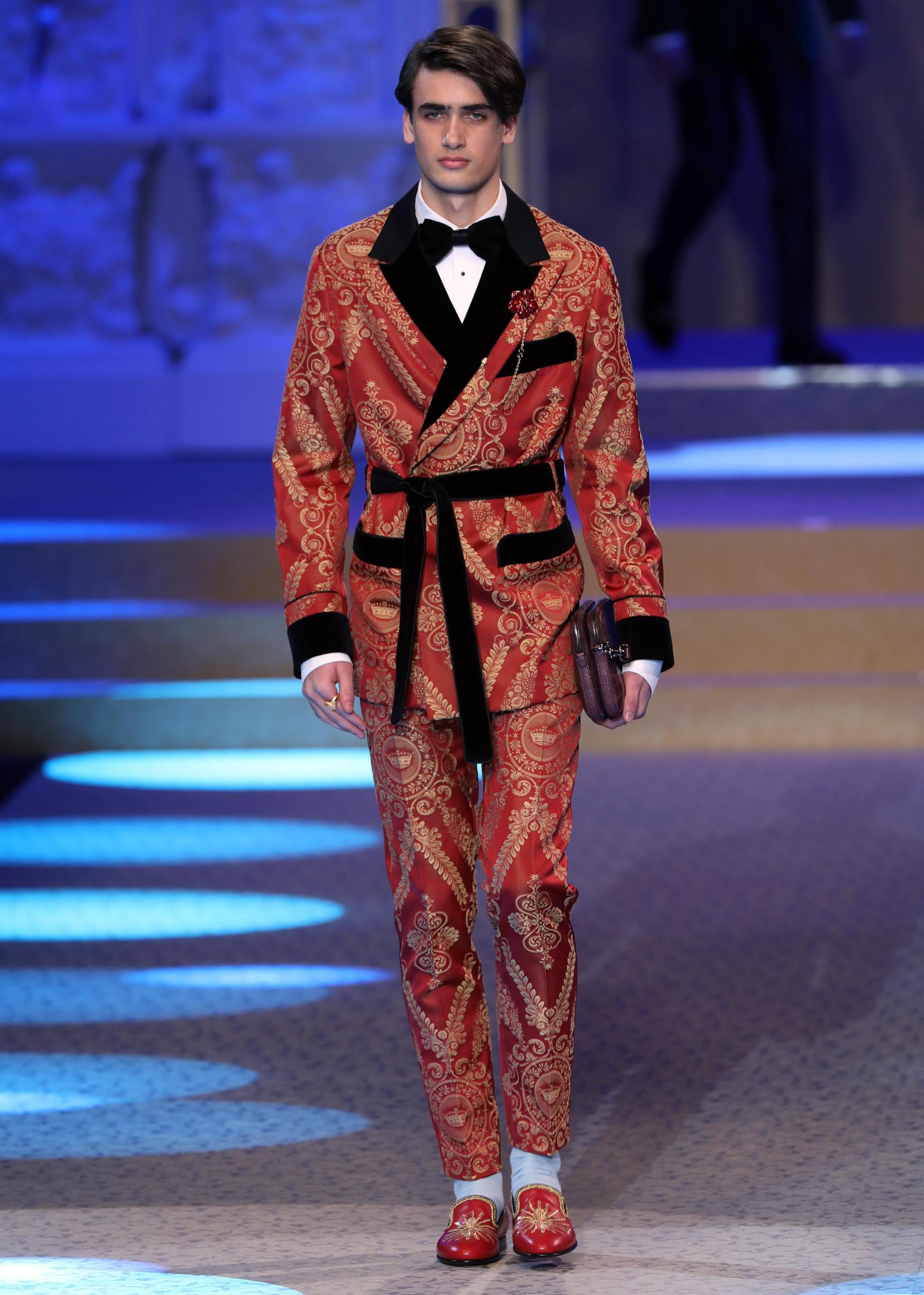 [2](外代二线)米兰男装时装周——杜嘉班纳品牌时装秀