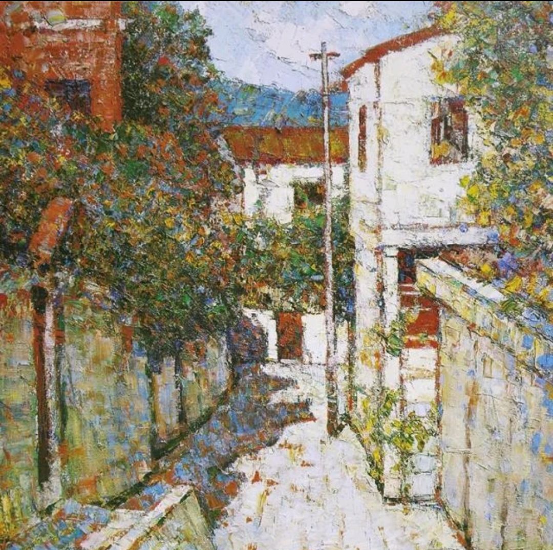 他是海派油画名家也是上海大学美术学院第一届油画系系主任