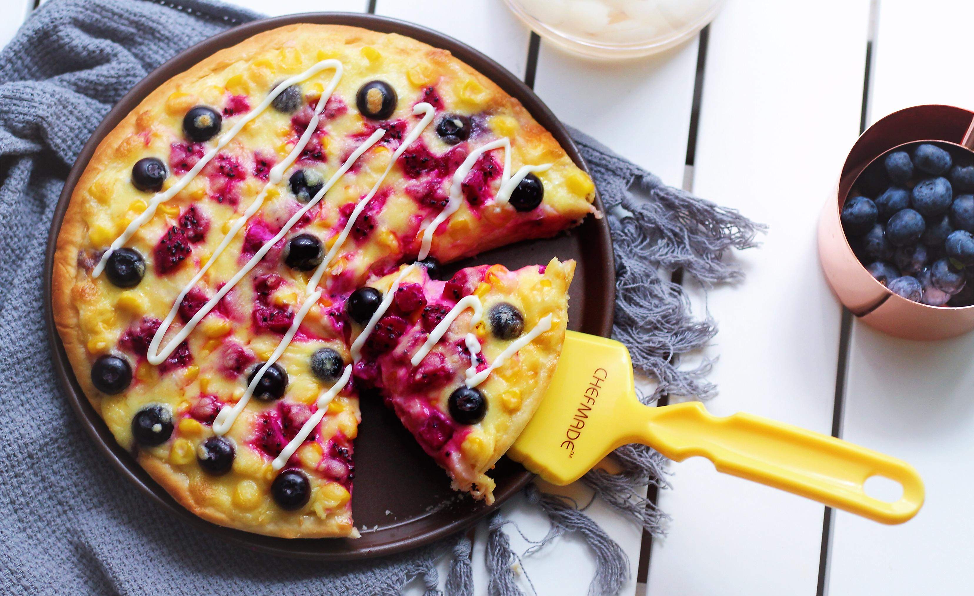 大厨教你用平底锅做披萨,不发面不用烤,色香浓郁,全家人都爱吃