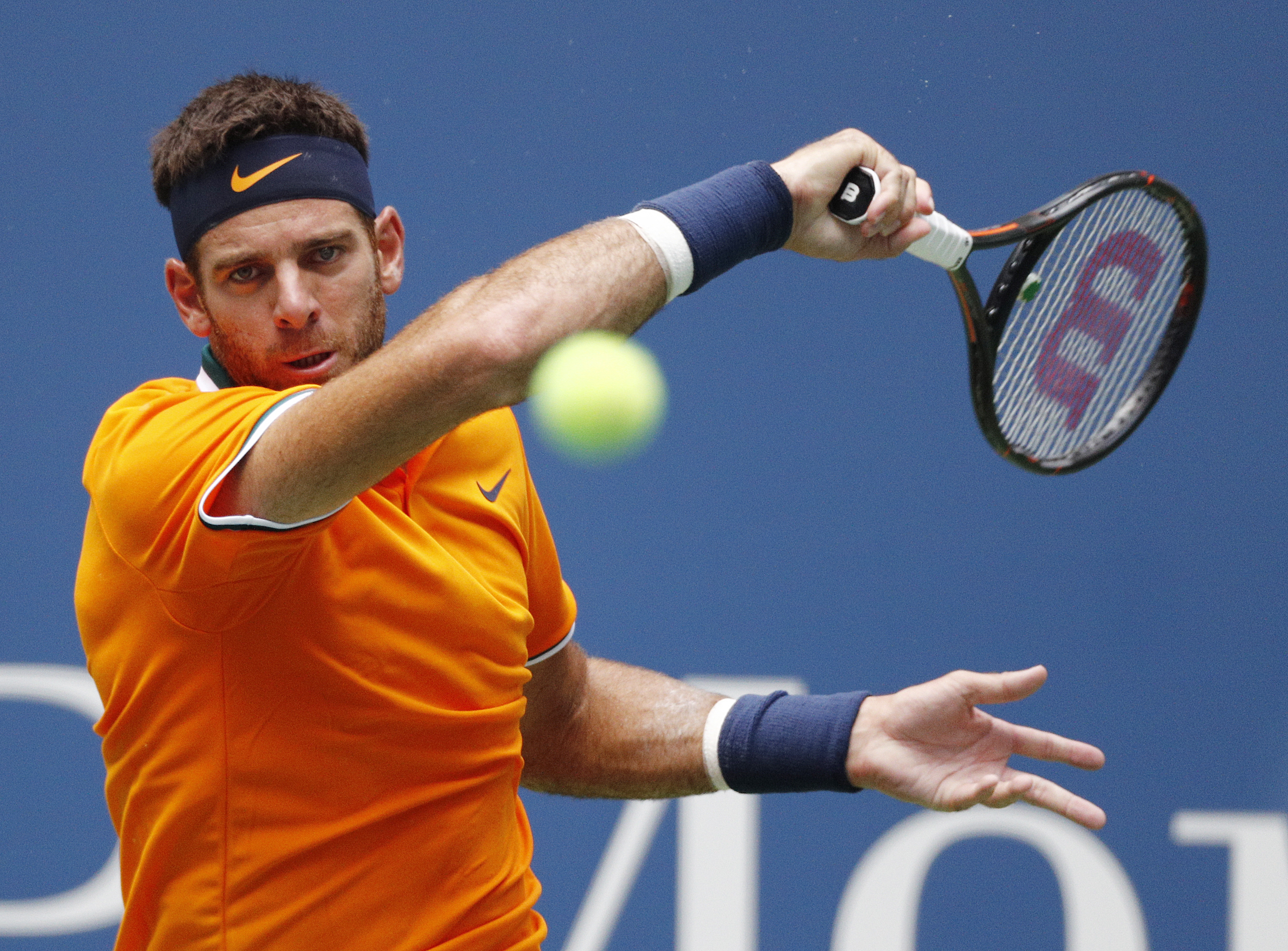 网球——美网:德尔波特罗晋级半决赛(9)