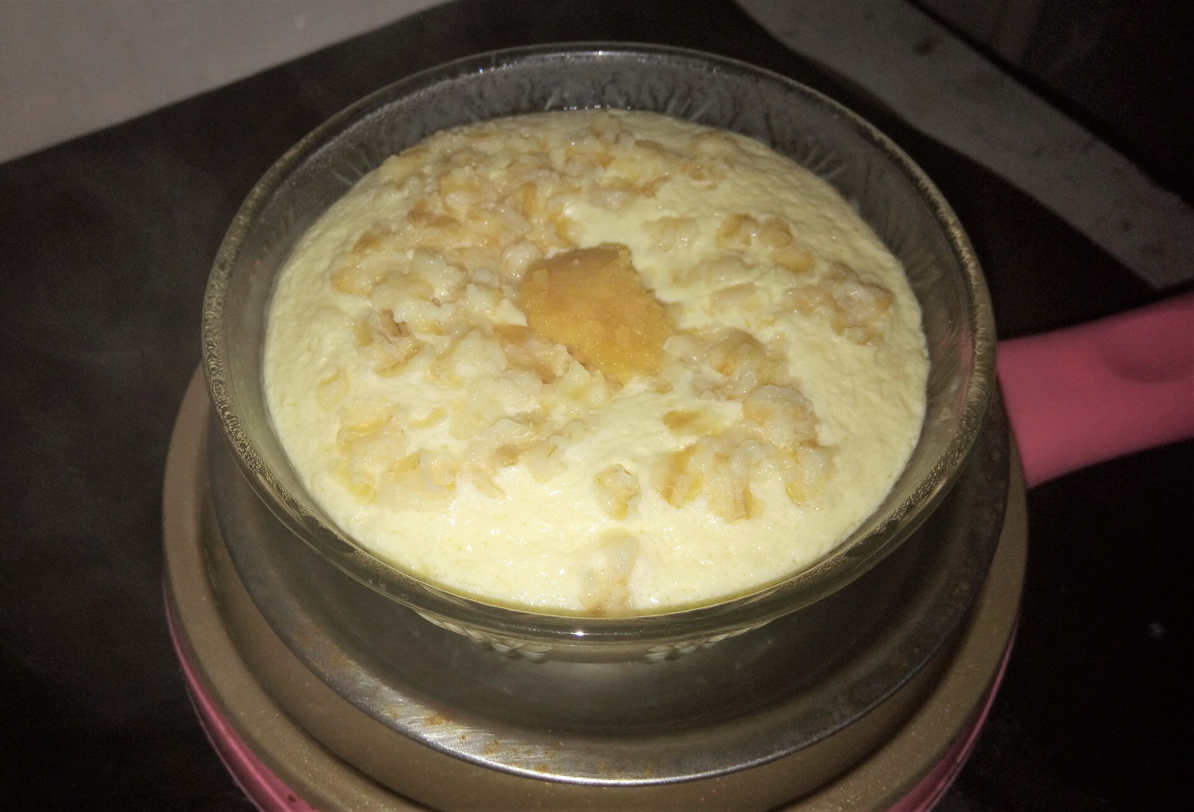 蒸牛奶香蕉鸡蛋羹