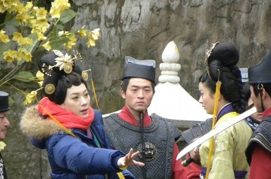 《陆贞传奇》幕后花絮:杨蓉保暖大法好,看到图5泪奔了