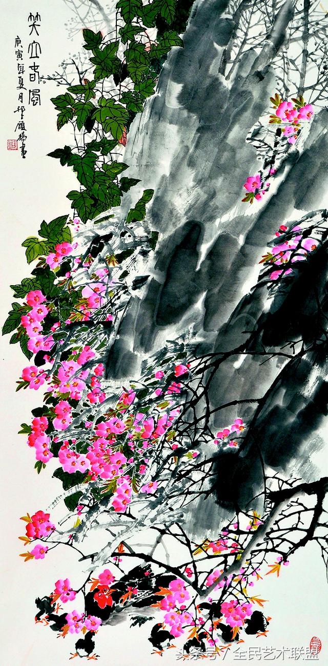 顾扬-精致的江南花鸟画欣赏