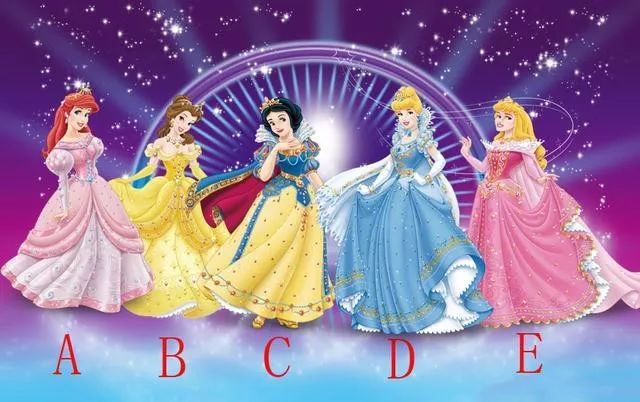 心理测试:5位漂亮公主你会选择谁,测你的内心世界住着谁