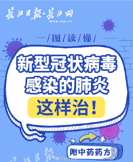 一图读懂丨新型冠状病毒感染的肺炎这样治!(附中药药方)