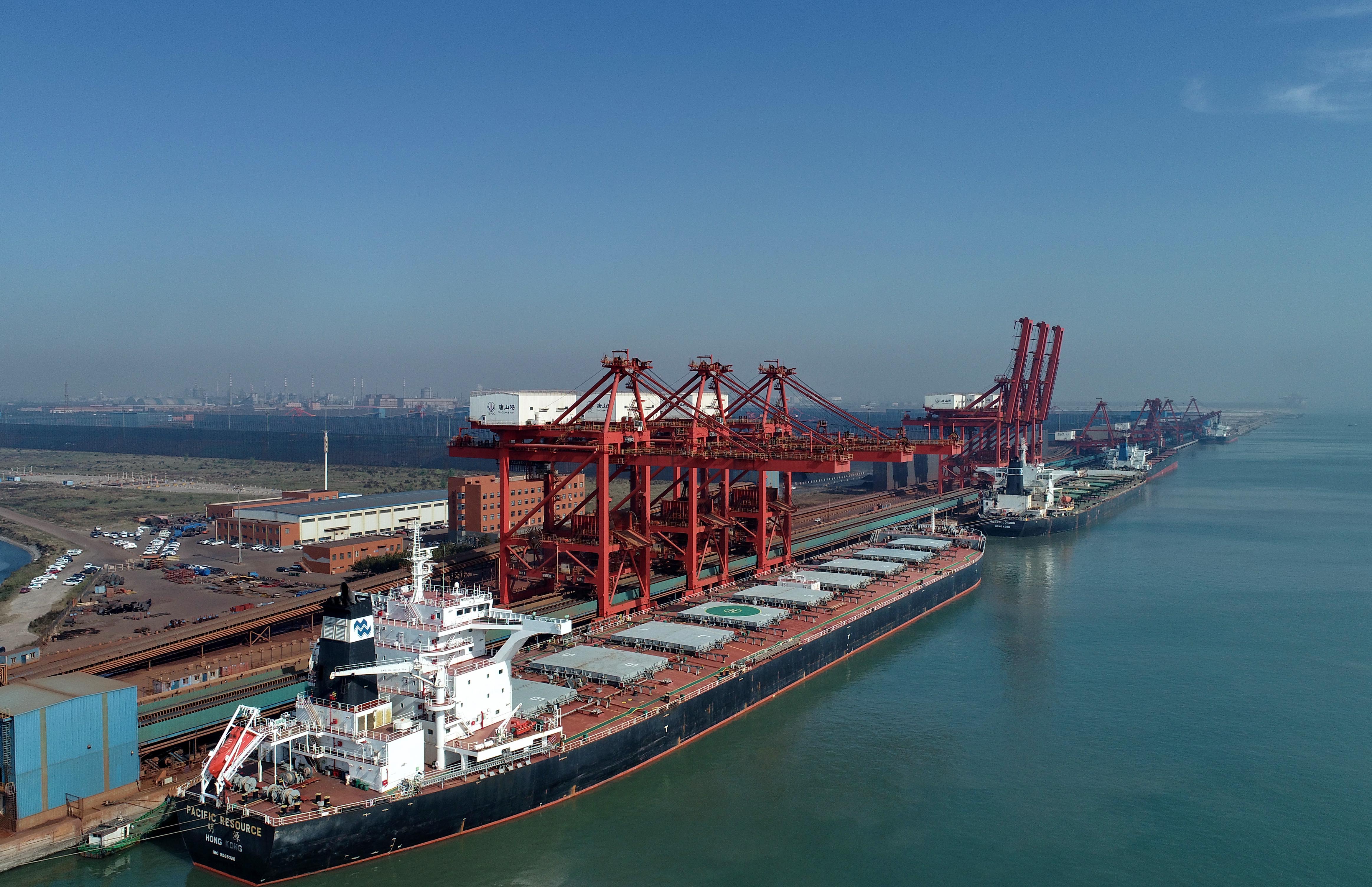 唐山港前三季度完成货物吞吐量4.78亿吨(1)